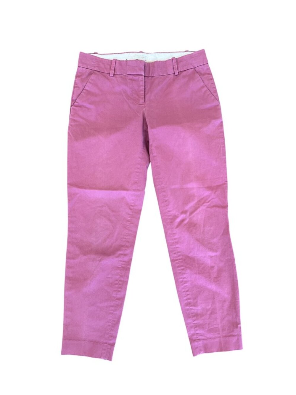 J.Crew Pink Mauve Casual Ankle Pants Women's Size 00 Straight Leg Pant